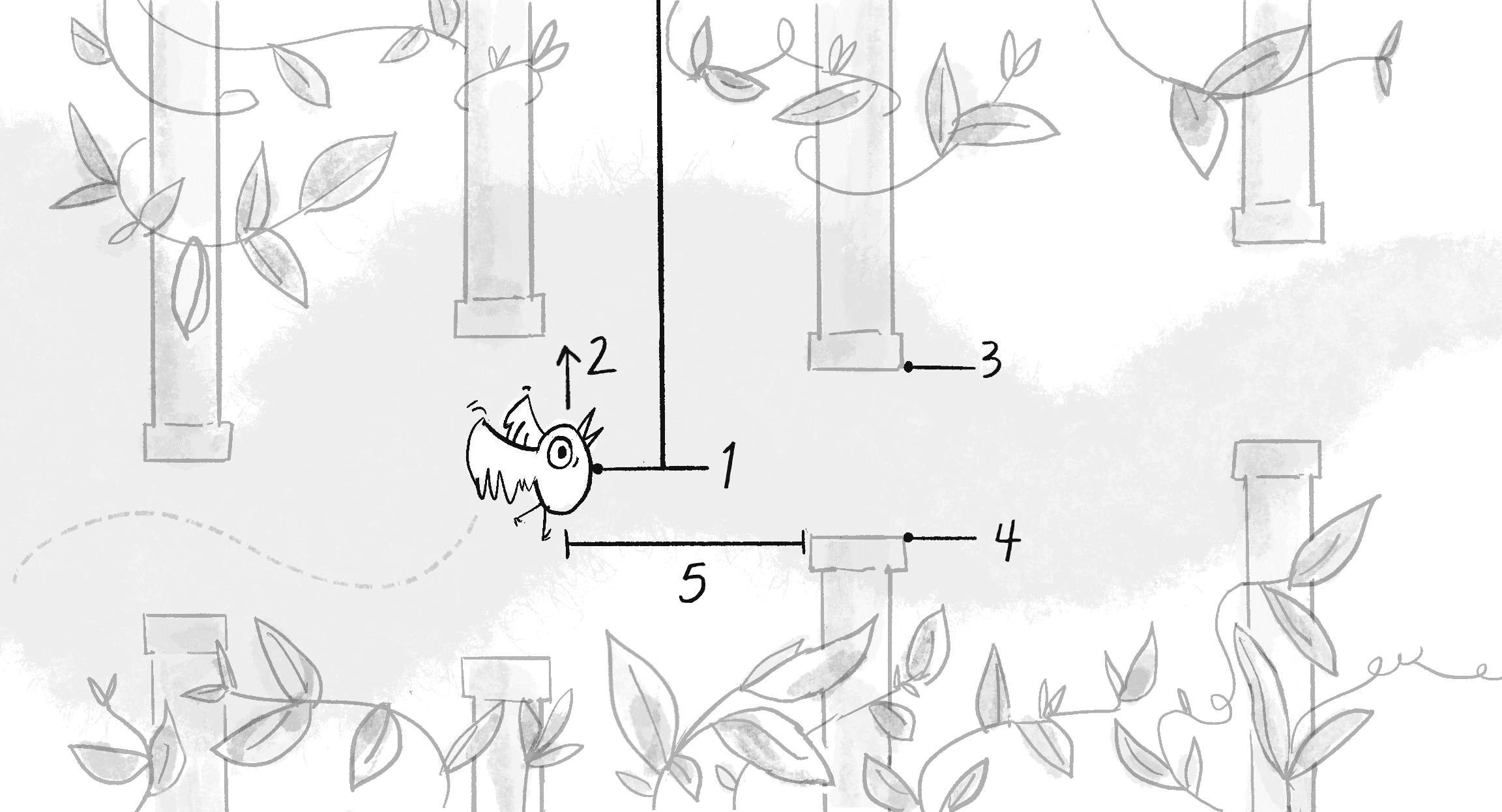 Figure 11.2: The Flappy Bird input features for a neural network